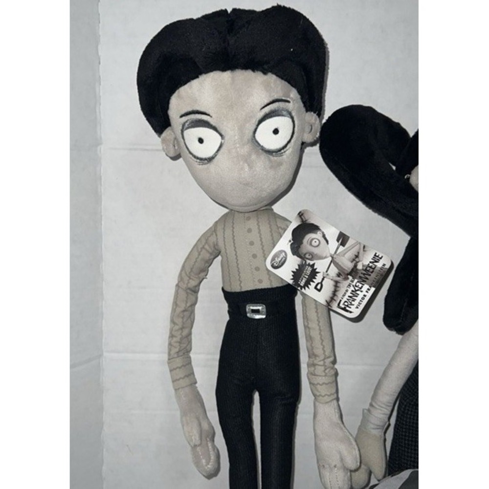 DISNEY PLUSH SET  Frankenweenie Victor Frankenstein ELSA Van Edgar NWT NEW - Picture 5 of 12